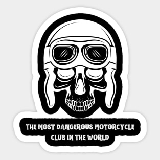 Motorcycle from hell to Angels Sticker